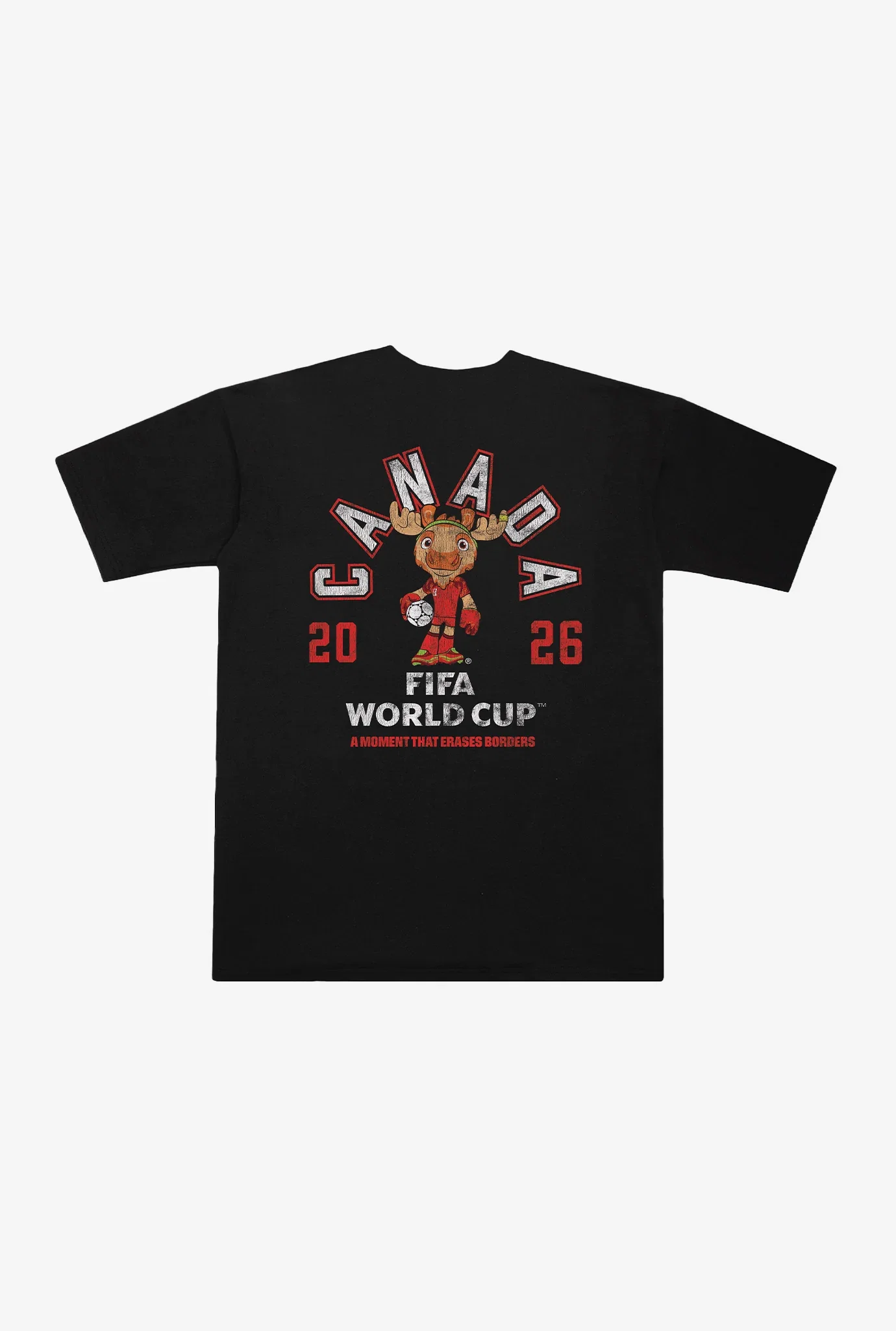 Image of FIFA World Cup 2026™ Canada Mascot Heavyweight T-Shirt - Black
