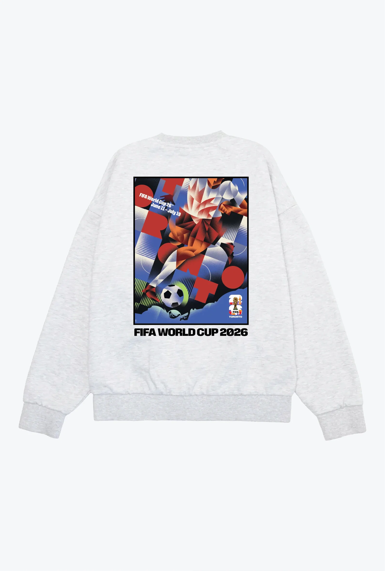 Image of FIFA World Cup 2026™ Toronto Poster Heavyweight Crewneck - Ash