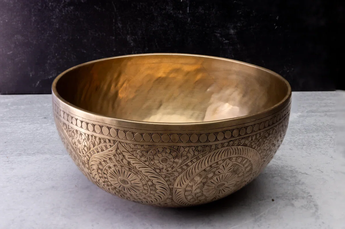 Curated Collection tuned bronze bowl