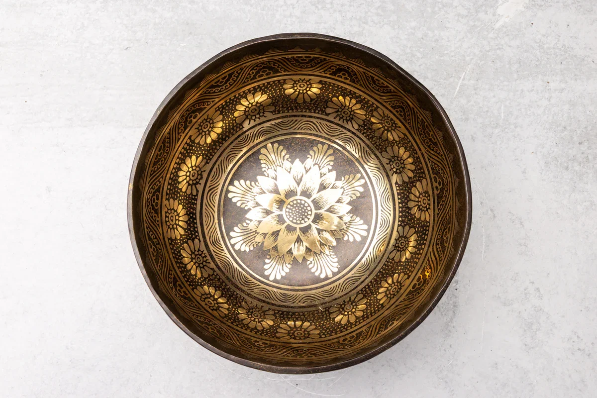 One-of-one tuned bronze bowl from the Curated Collection