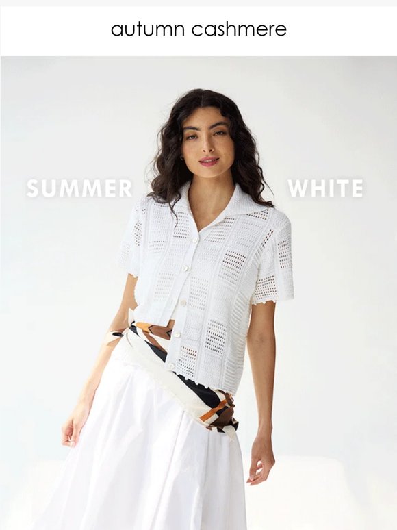 The 'Summer White' Edit