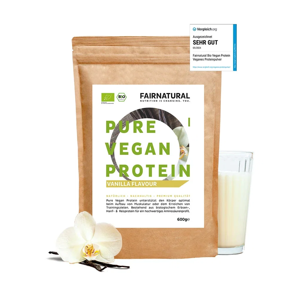 Image of Bio Veganes Proteinpulver Vanille ohne Soja