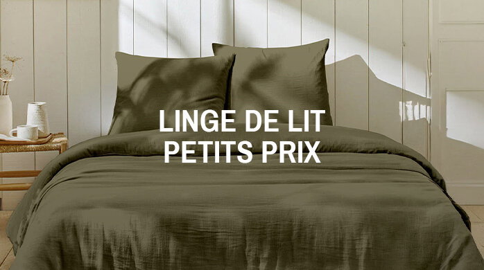 Linge de lit petits prix
