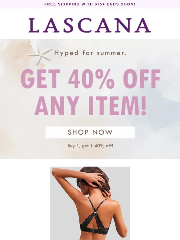 ✨Last chance: BOGO 40% off any item!✨
