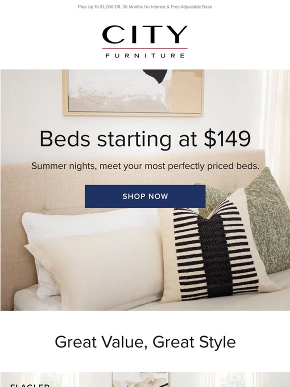 Beds Starting At $149!