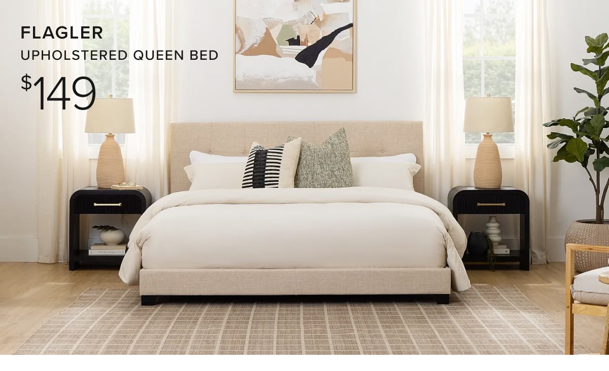 Flagler Queen Bed At $149