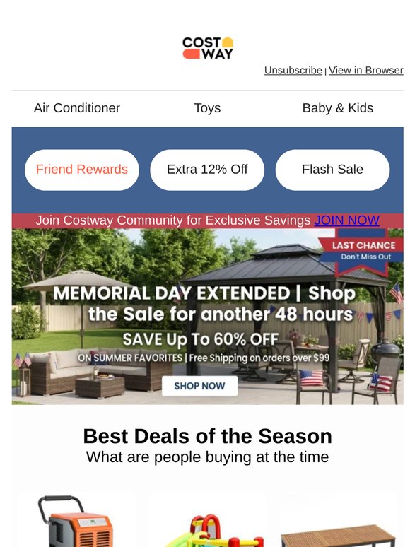 ☀️ 🇺🇸 EXTENDED: Memorial Day Deals Aren't Over Yet 🇺🇸 ☀️
