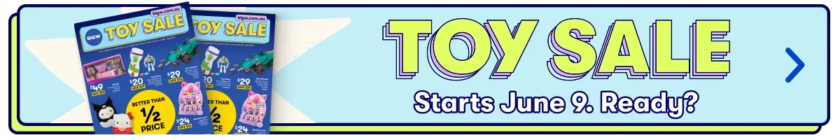 Toy Sale Starts June 9 - Ready?