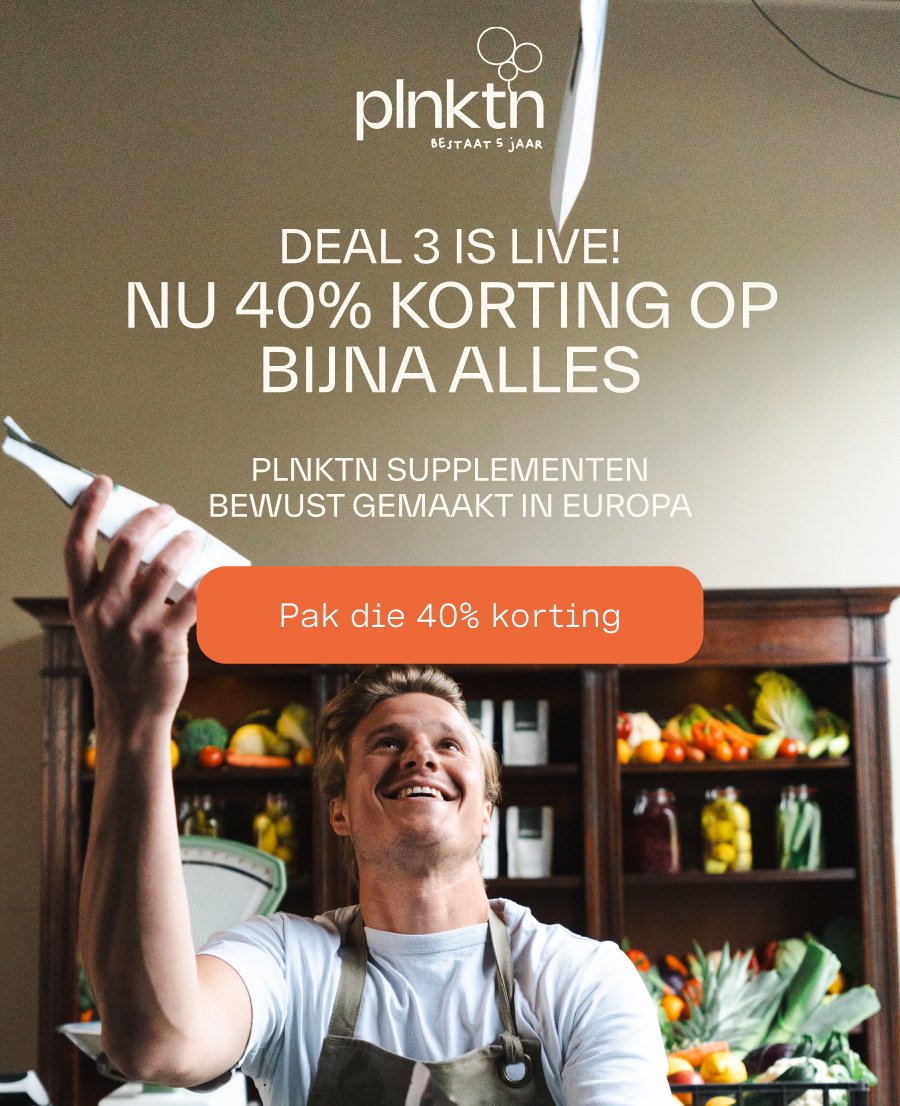deal 3 is live. 40% korting op bijna alles. pak die korting