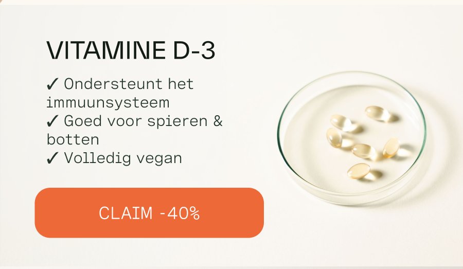 vitamine d3 claim 40% korting