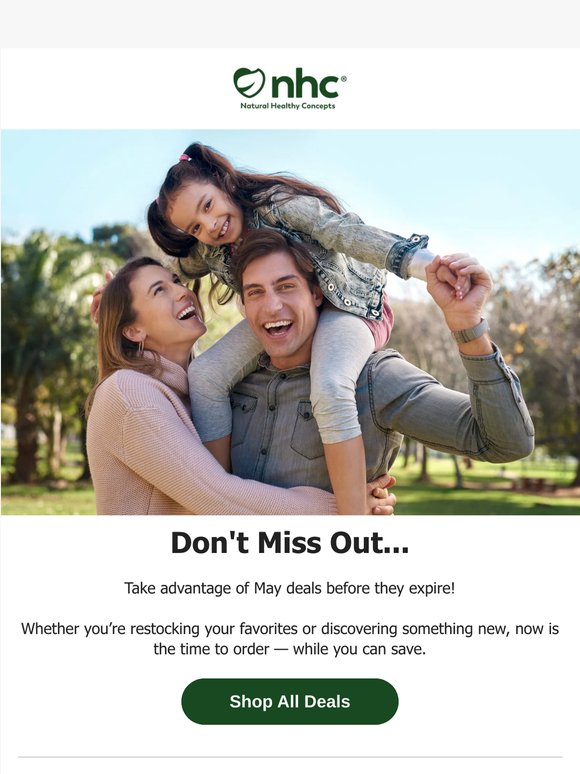 Don’t Wait! May Deals Expire Tomorrow!