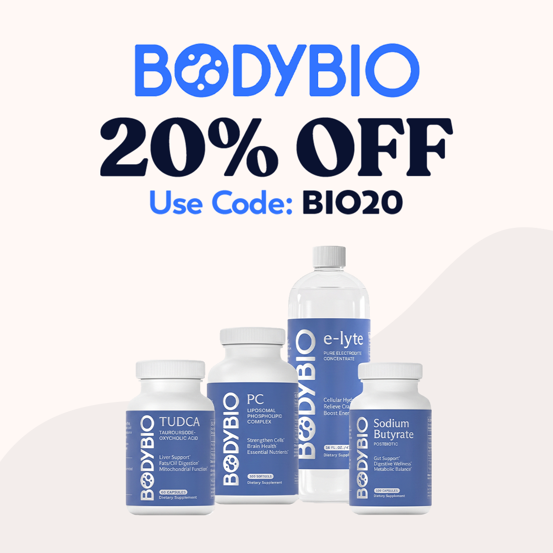 BodyBio supplements with 20% OFF. Use Code: BIO20