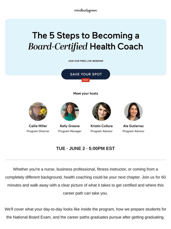 Join us for a free 60-minute info session