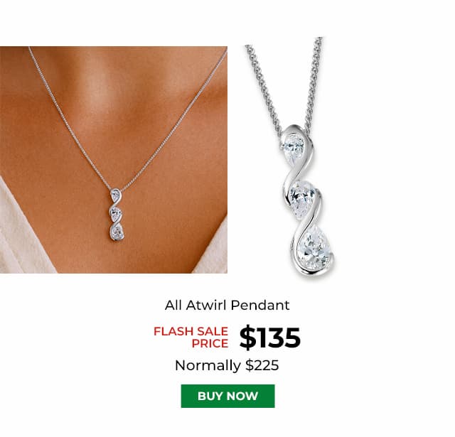 All Atwirl Pendant Platinum Clad