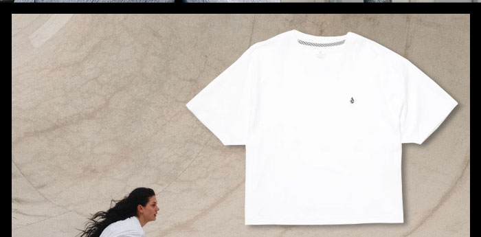 Camiseta Stone Blanks Up - White