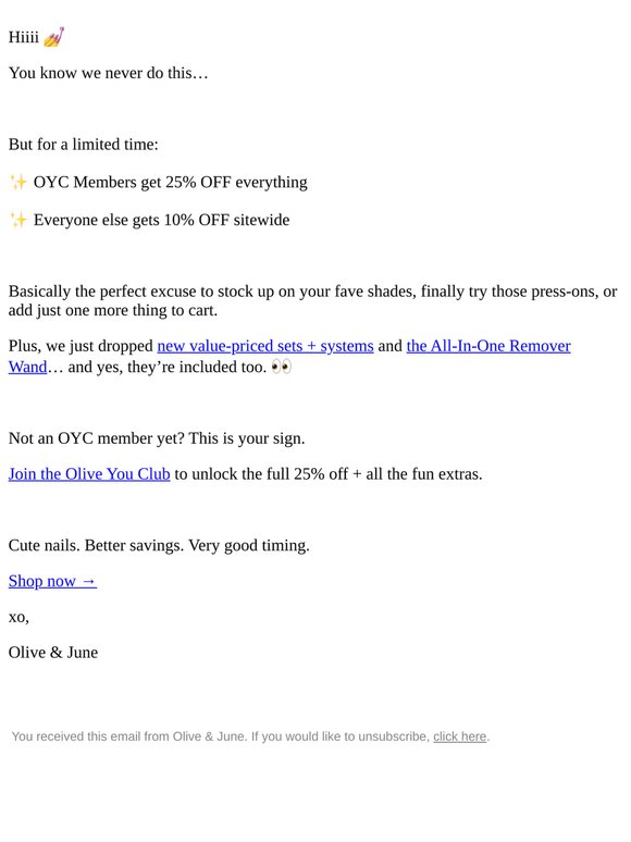 Wait… a sale?!