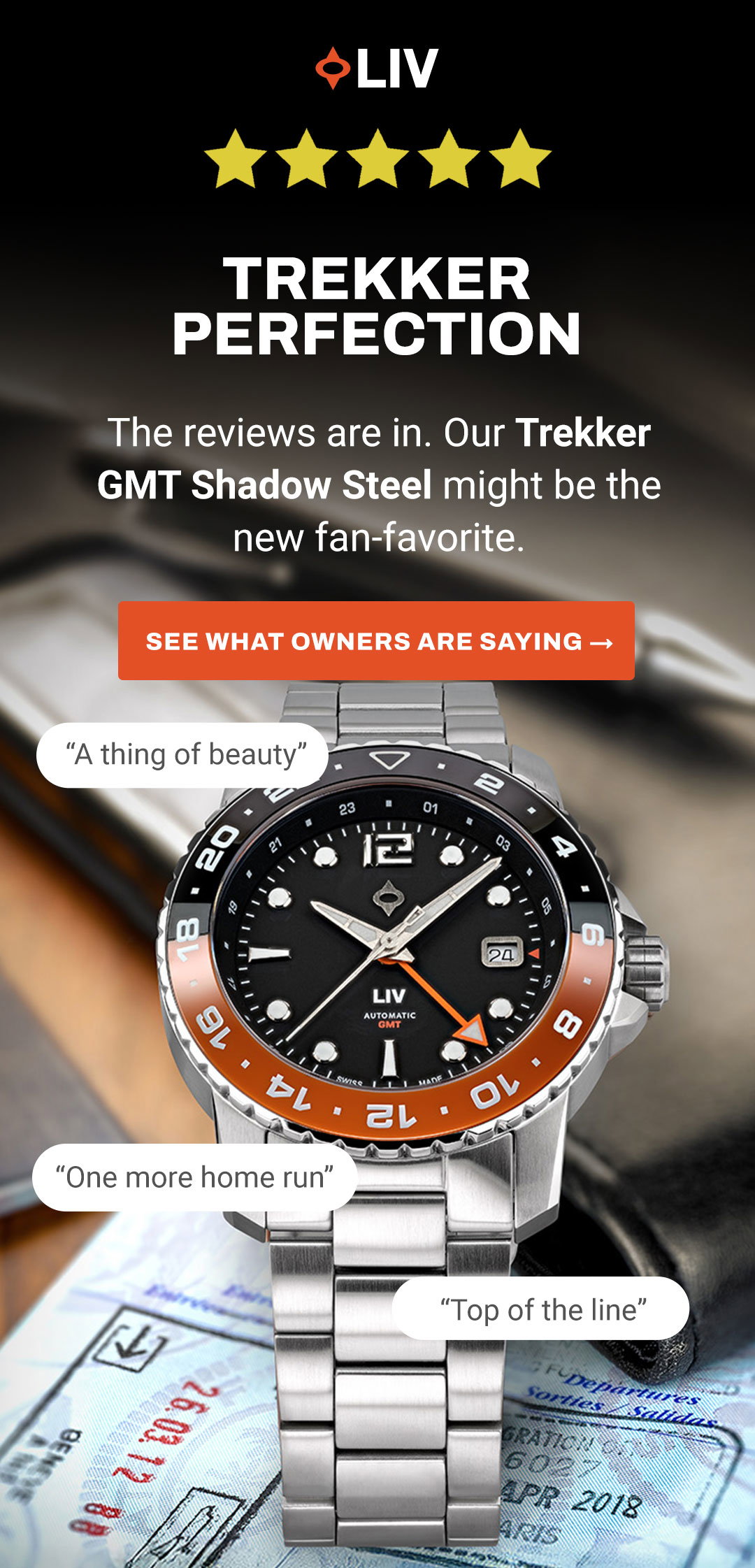The reviews are in for our Trekker Shadow Steel.