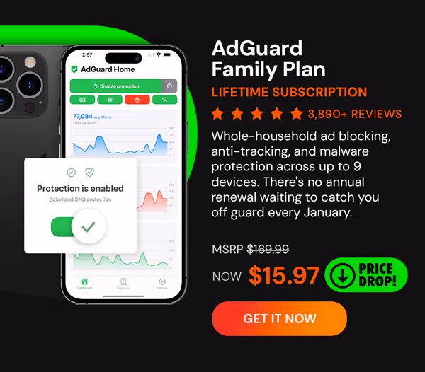 AdGuard Family Plan: Lifetime Subscription