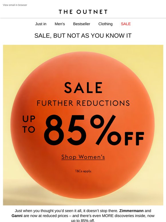 Our SALE just got even better: now at 85% off