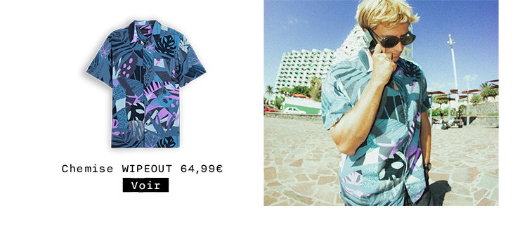 Chemise manches courtes WIPEOUT