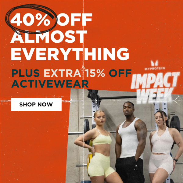 40% off plus extra 15% off active