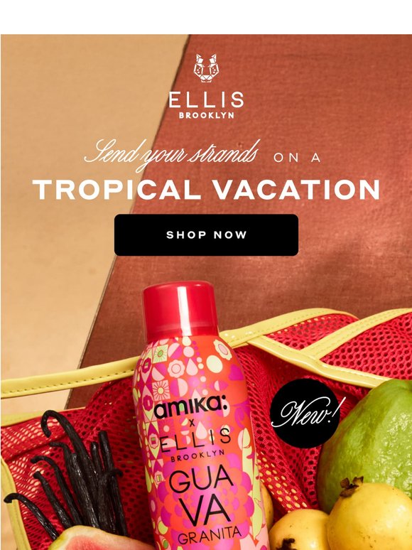 NEW: Amika X Ellis Brooklyn's GUAVA GRANITA Perk Up Dry Shampoo 💖