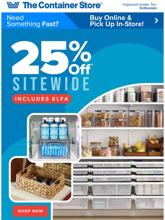 Shop Online 💻 Save 25% 🤑