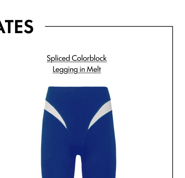 Spliced Colorblock Legging in Melt