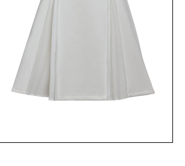 Split Pleat Tennis Dress in Scuba