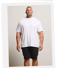 BadRhino Big & Tall Black Stretch Cargo Shorts