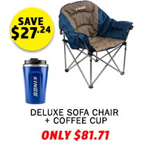 Deluxe Sofa Chair + Coffee Cup