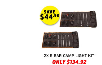 2x 5 Bar Camp Light Kit