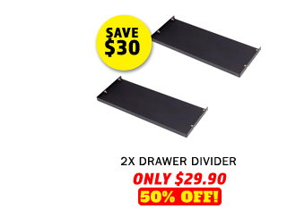 2x Drawer Divider