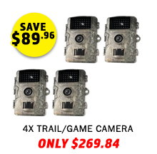 4x Trail/Game Camera