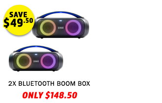 2 x Bluetooth Boom Box