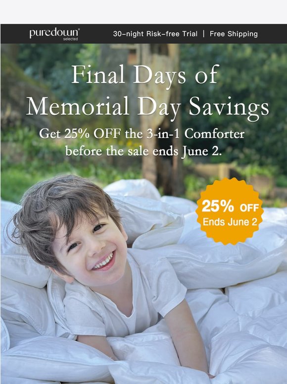 Last Chance: Memorial Day 25% Off Ends Soon