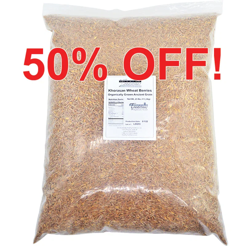 Image of Ancient Grain Khorasan Wheat Berries - 25 lb. (limit of 2)