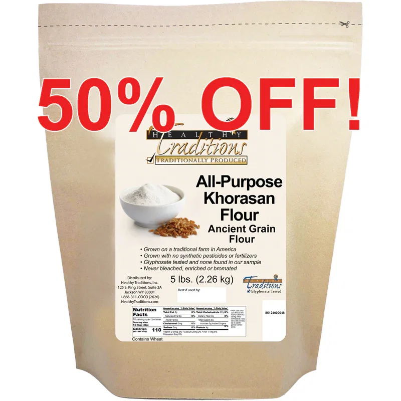 Image of All-Purpose Khorasan Flour - 5 lb. Bag