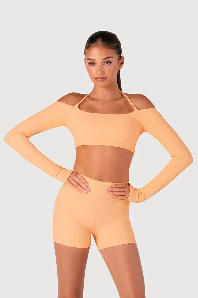 Image of Girls Rib Bolero Crop Top