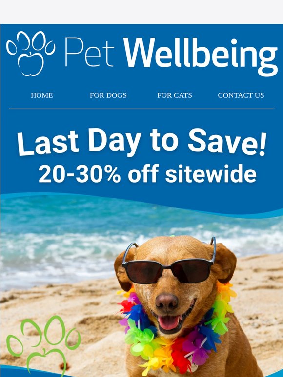 Last Chance to Save Up to 30%