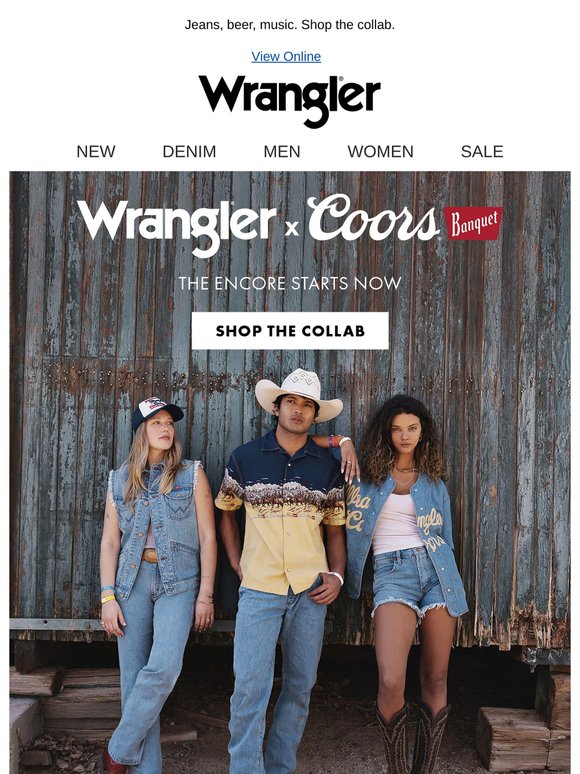 The encore starts now - Wrangler x Coors