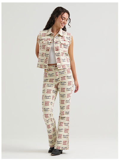 Wrangler x Coors Women's Printed Bailey Flare