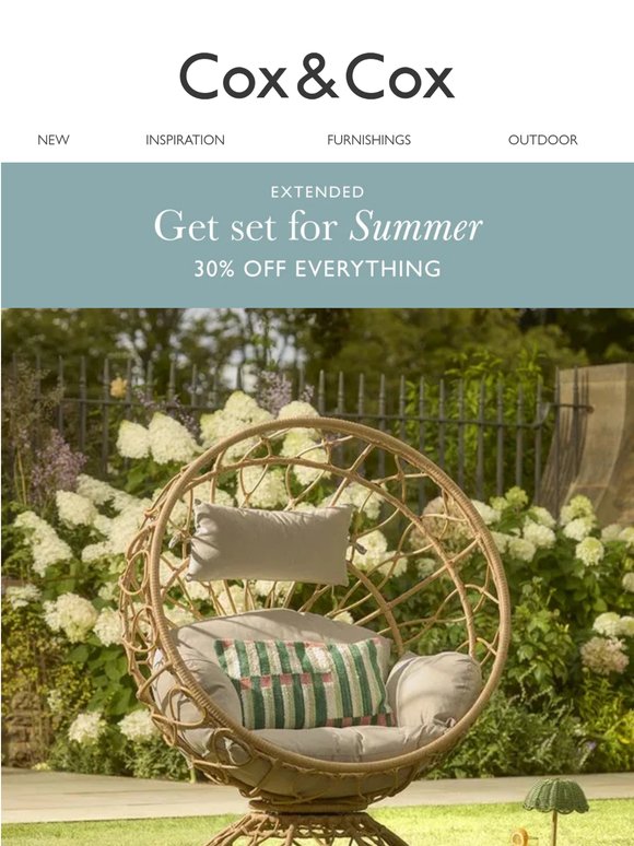 The perfect garden hideaway | 30% OFF everything extended!