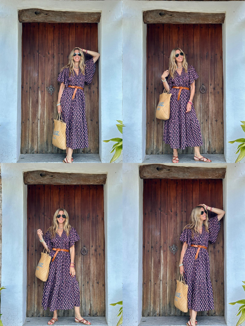 Morgan Print Dress - Navy BY IRIS  Regular price£190.00