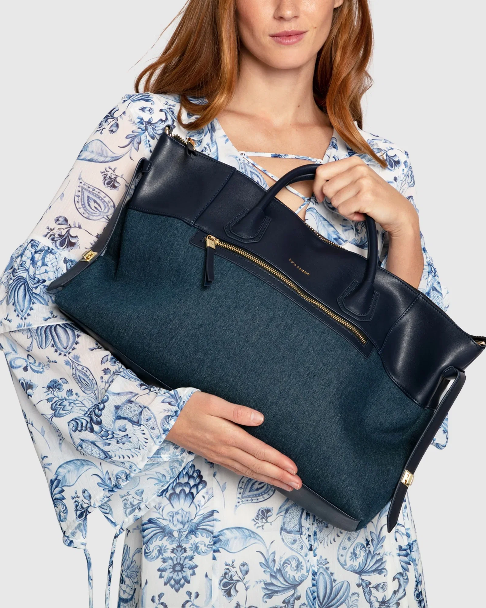 Image of Wild Heart Weekender Bag - Denim