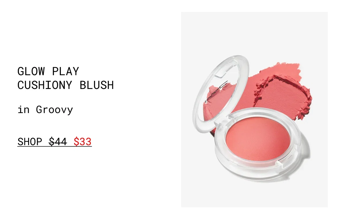Glow Play Cushiony Blush in Groovy | shop $33