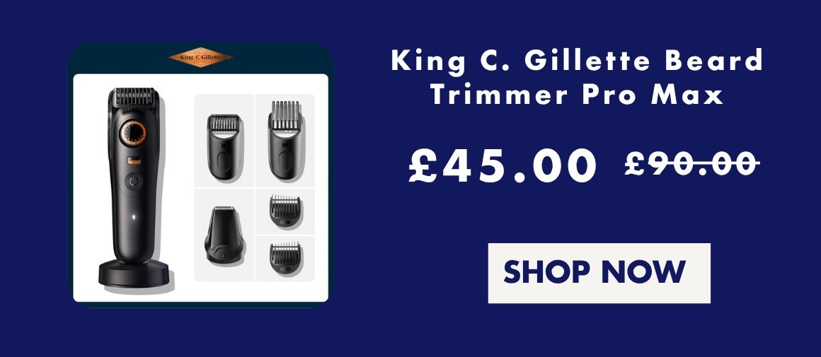 King C gillette beard trimmer pro max 