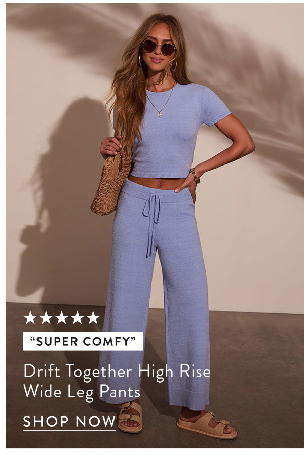 Drift Together High Rise Wide Leg Pants