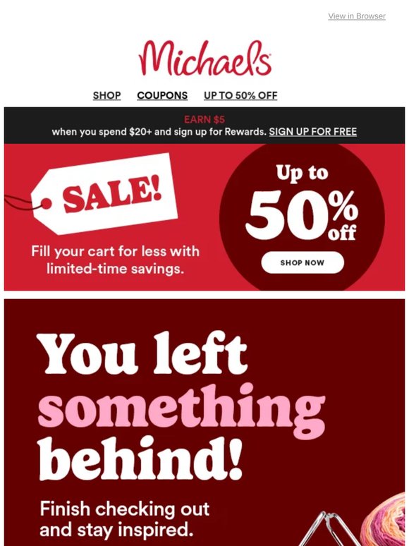 Your 🛒 called, You left some inspo behind!