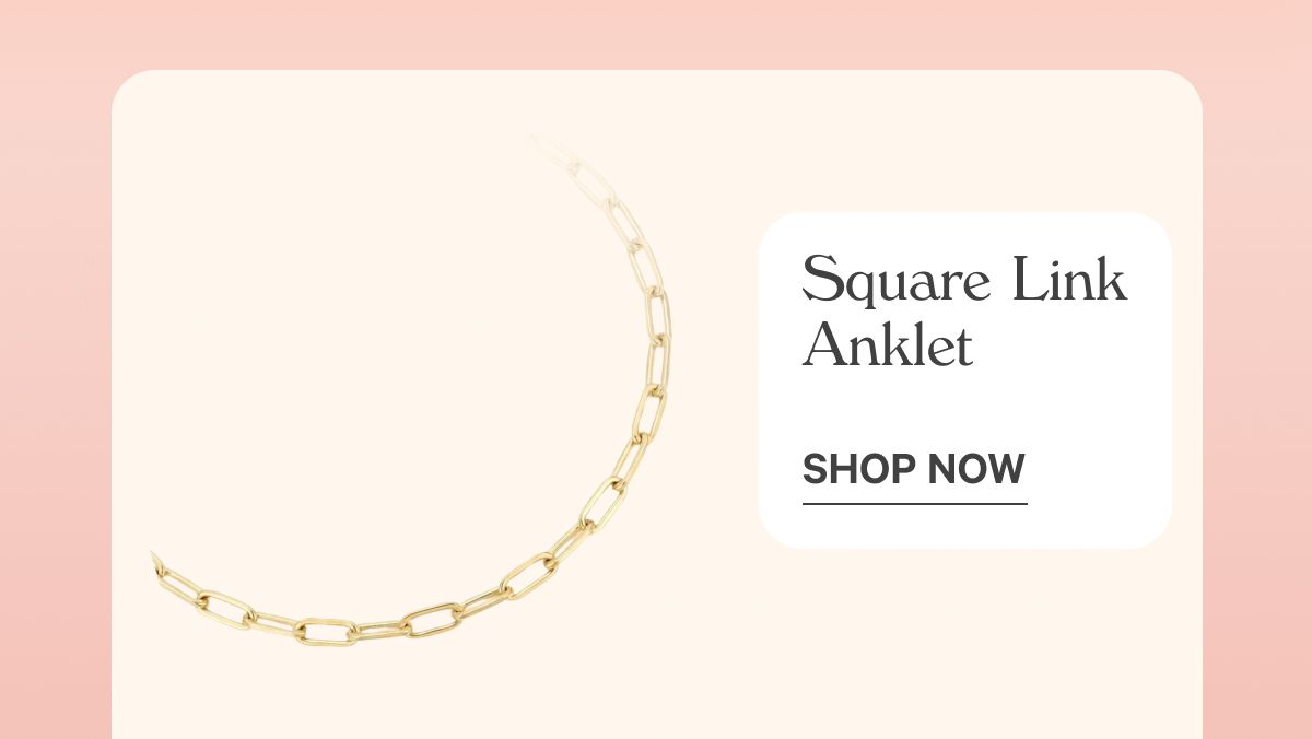Square Link Anklet